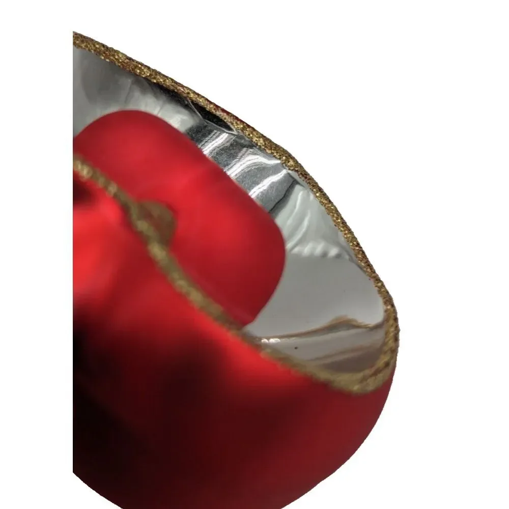 Kurt Adler Double‎ Heart Glass Ornament